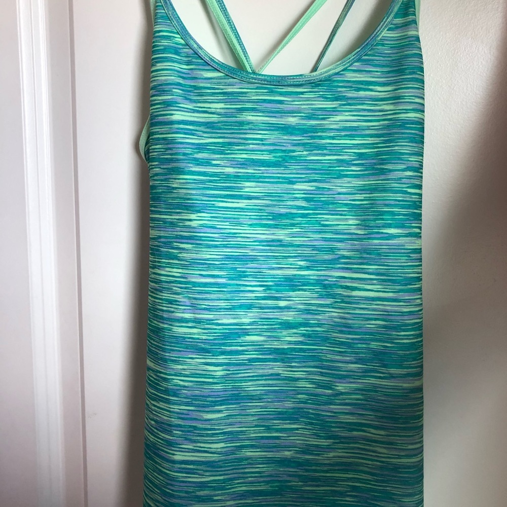 Blue & Green Tank Top